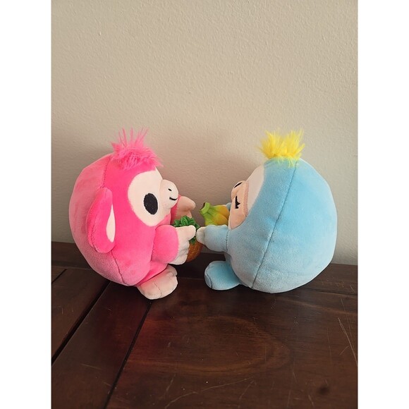 ZURU Snackles Lot Dole Pineapple Tropical Gold Sloth Plush Bananas 5” Mini - Picture 4 of 5